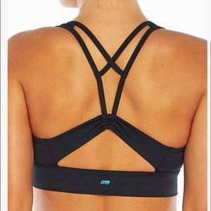 NWT Marika Blake Black Racerback Sports Bra